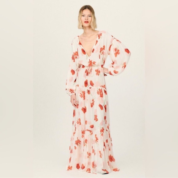 The collection by reformation rare Cambridge 100% silk dress